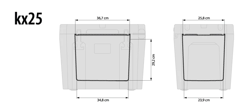 Petromax Kühlbox 25 Liter Alpenweiß – Bild 2