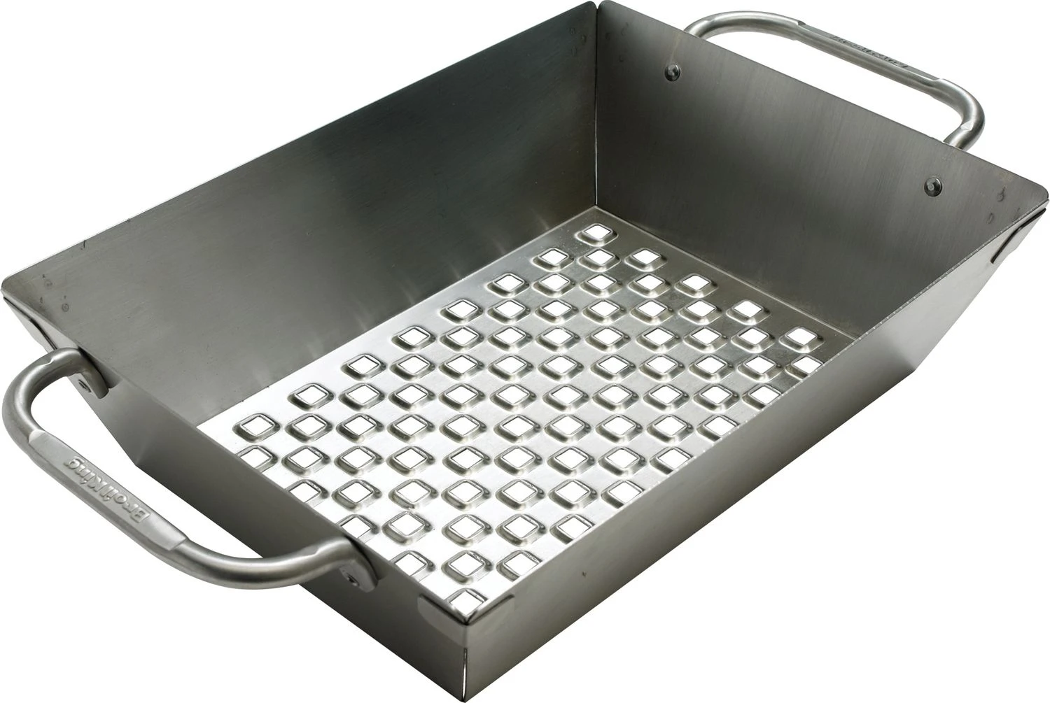 Broil King Gemüse Grillkorb Premium, Edelstahl 26 X 18cm – Bild 2