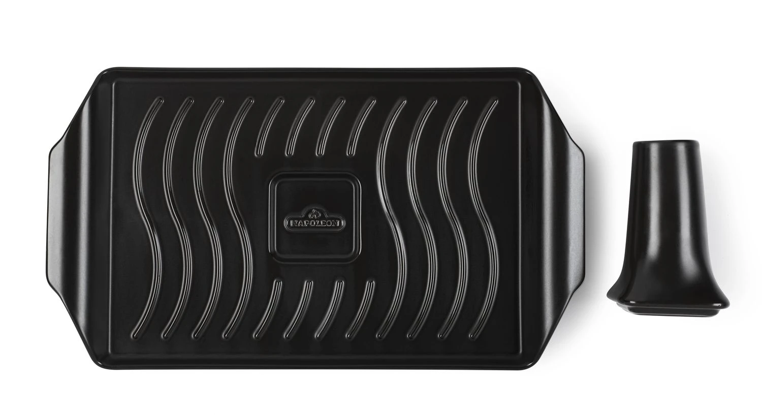 Napoleon Keramische Grillplatte 43 X 25 Cm Mit Geflügelaufsatz – Bild 2