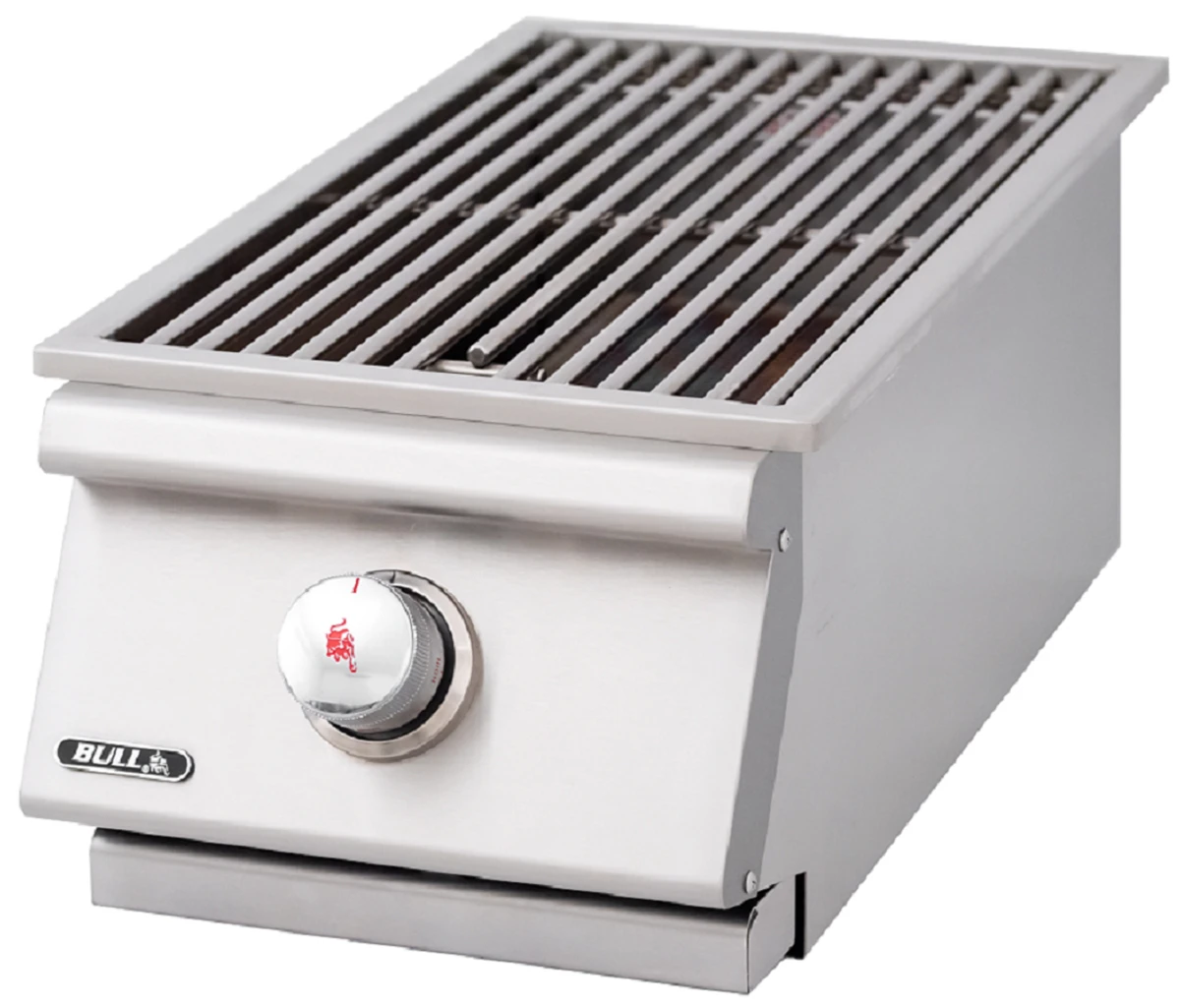 BULL Infrarot Einbau Seitenbrenner / Edelstahl / Slide-In – Bild 2