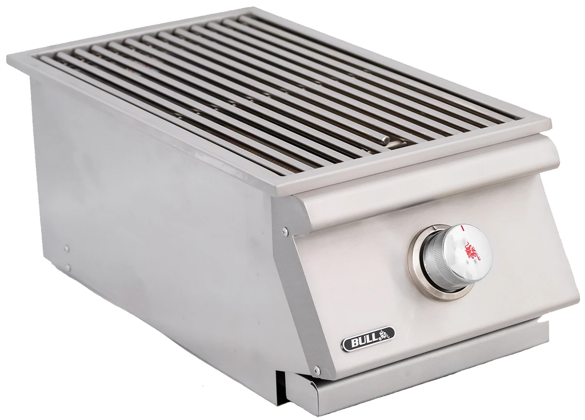 BULL Infrarot Einbau Seitenbrenner / Edelstahl / Slide-In – Bild 3