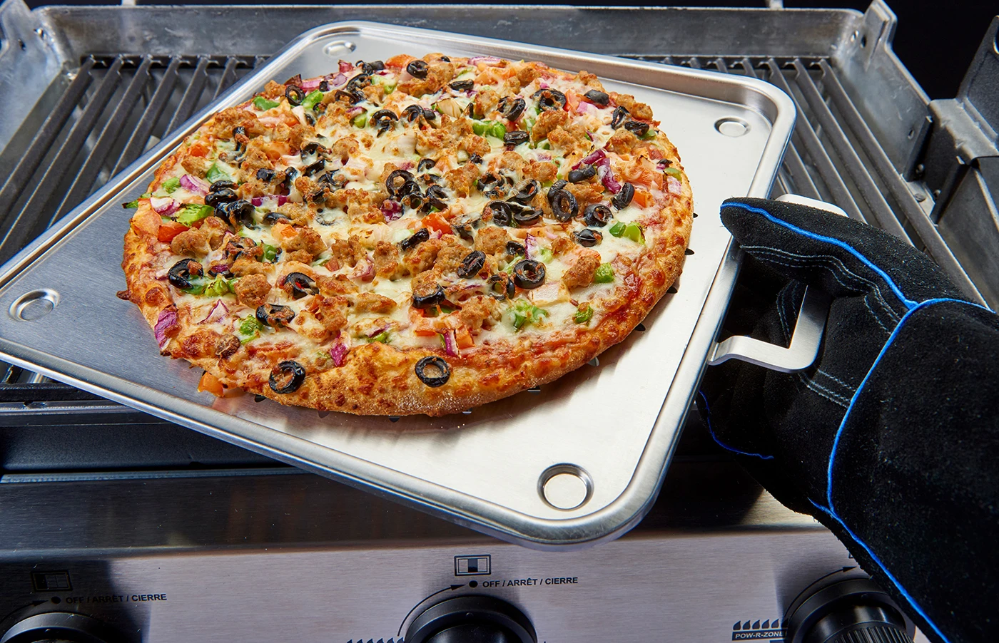 Broil King Grillhandschuhe Leder – Bild 2