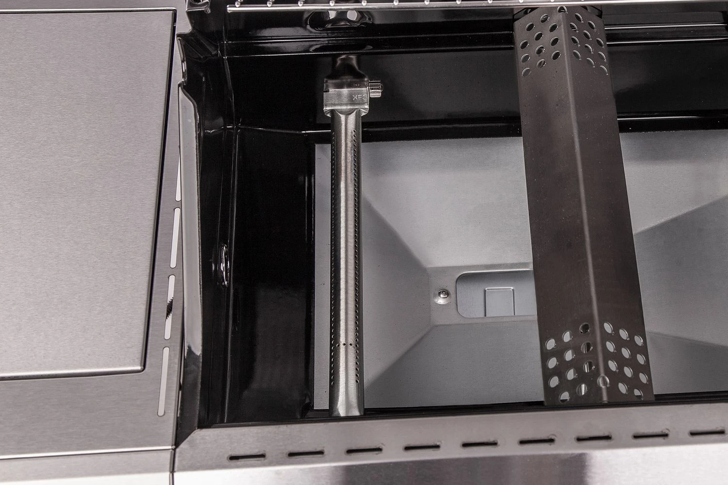 Grillfürst G750G Borussia Dortmund Edition 7-Brenner Doppelkammer - Gasgrill Mit Hochtemperaturbrenner, Seitenkocher, Heckbrenner Und Gusseisen Roste – Bild 7