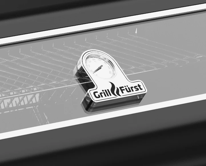 Grillfürst G490E 4-Brenner Einbaugrill - Black Edition - Mit Heckbrenner Und Edelstahl Rosten – Bild 2