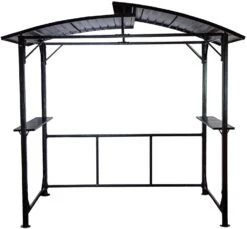 Grillfürst Premium Grillpavillon Aus Stahl Mit Wetterfestem Metalldach Und Ablageflächen