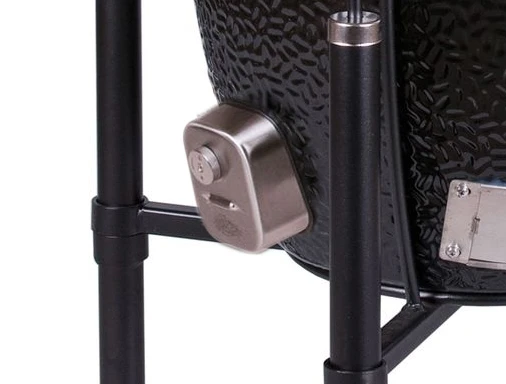 Monolith Grill LeCHEF BBQ GURU - PRO-Serie 2.0 Schwarz - MIT Gestell Und Seitentischen – Bild 3