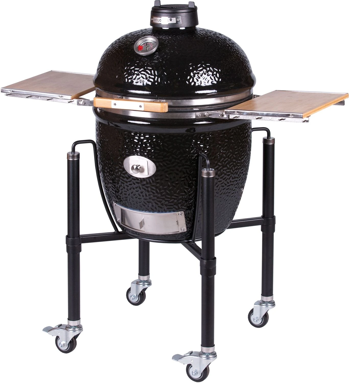 Monolith Grill CLASSIC BBQ GURU - PRO-Serie 2.0 Schwarz - MIT Gestell Und Seitentischen – Bild 2