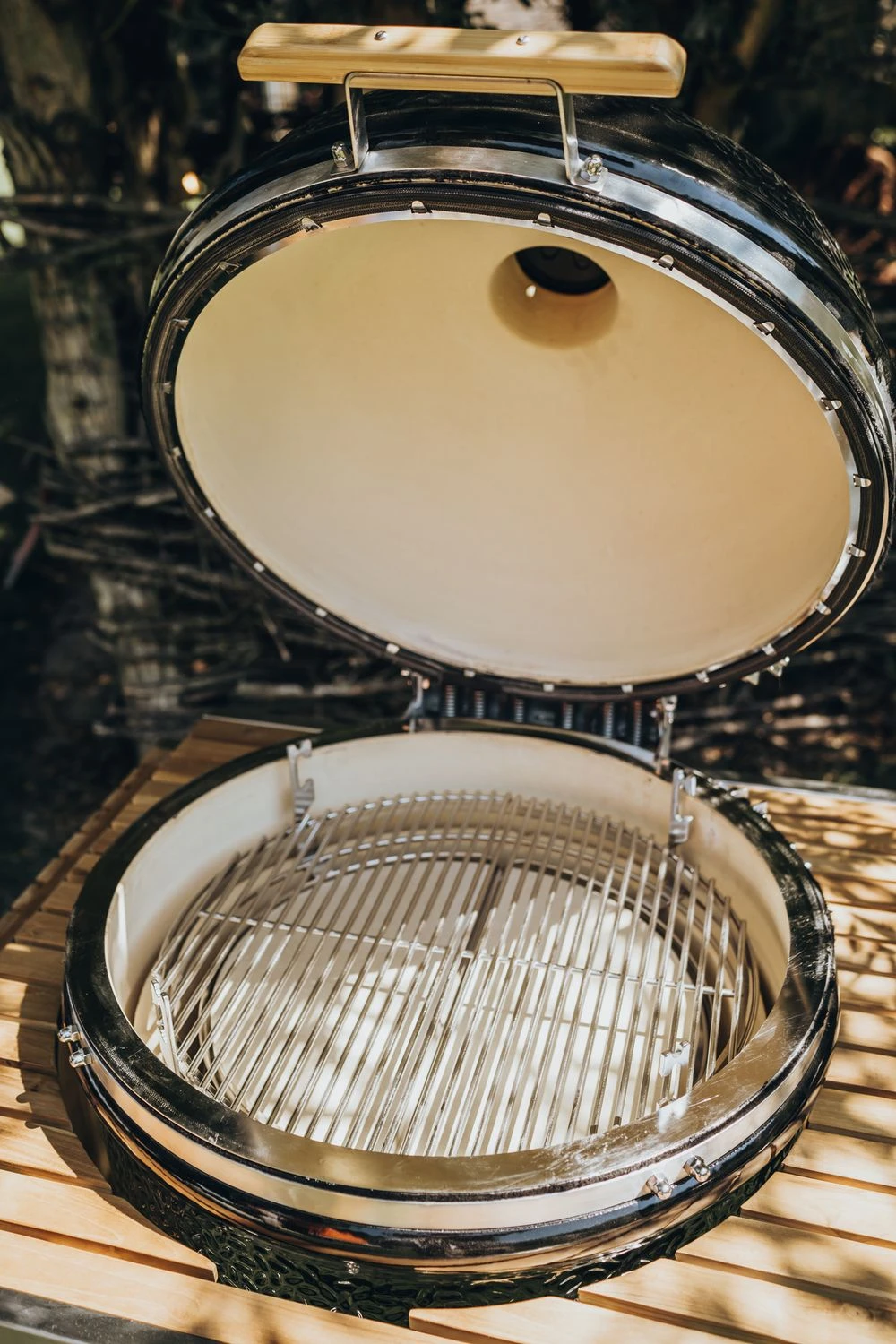 Monolith Grill LeCHEF PRO-Serie 2.0 Schwarz - MIT Gestell Und Seitentischen – Bild 7