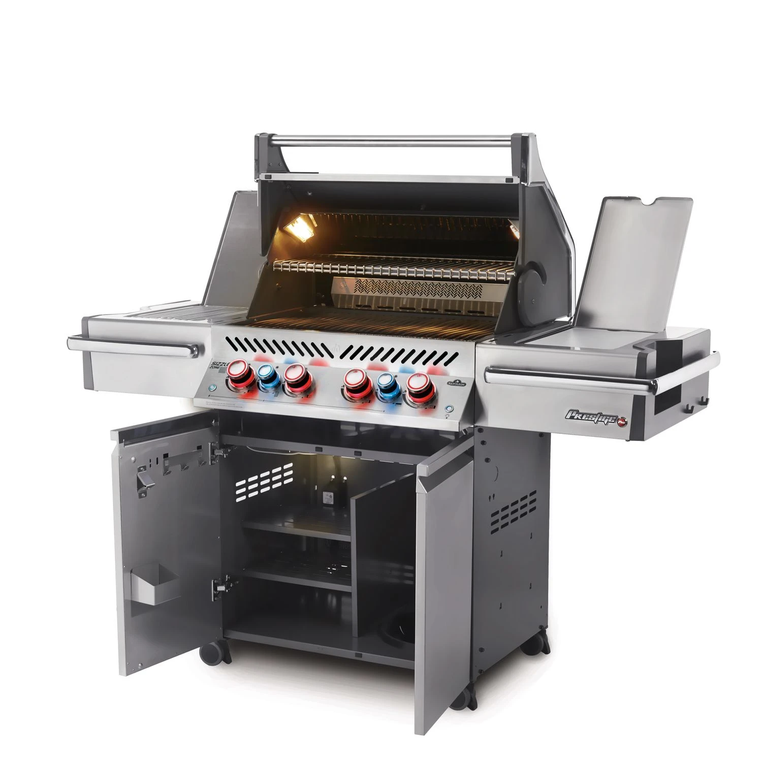 Napoleon Prestige Pro 500-3 Edelstahl Gasgrill Inkl. Drehspieß - Modell 2023 – Bild 5