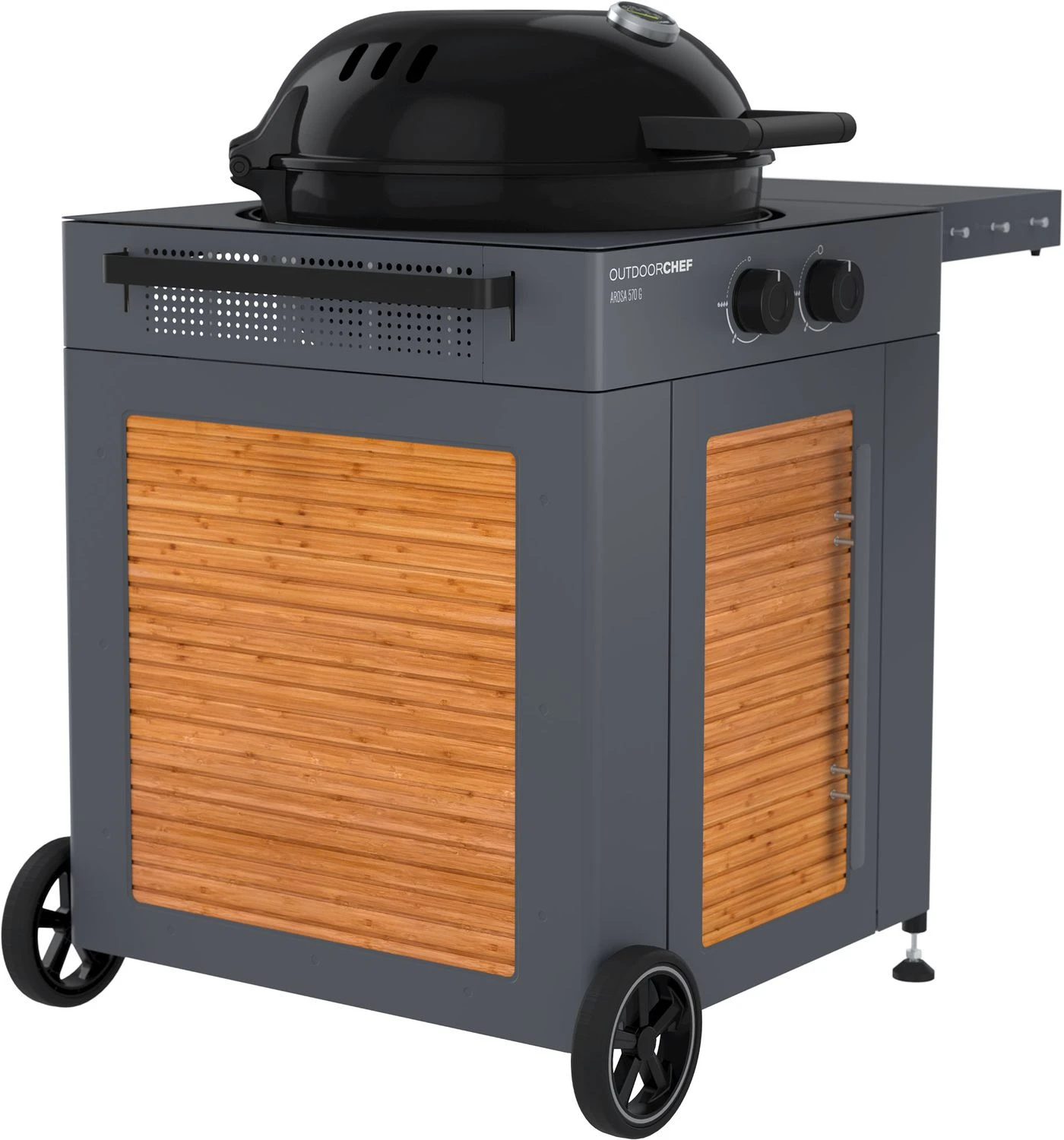 Outdoorchef Gas Kugelgrill Arosa 570 G Bamboo – Bild 3