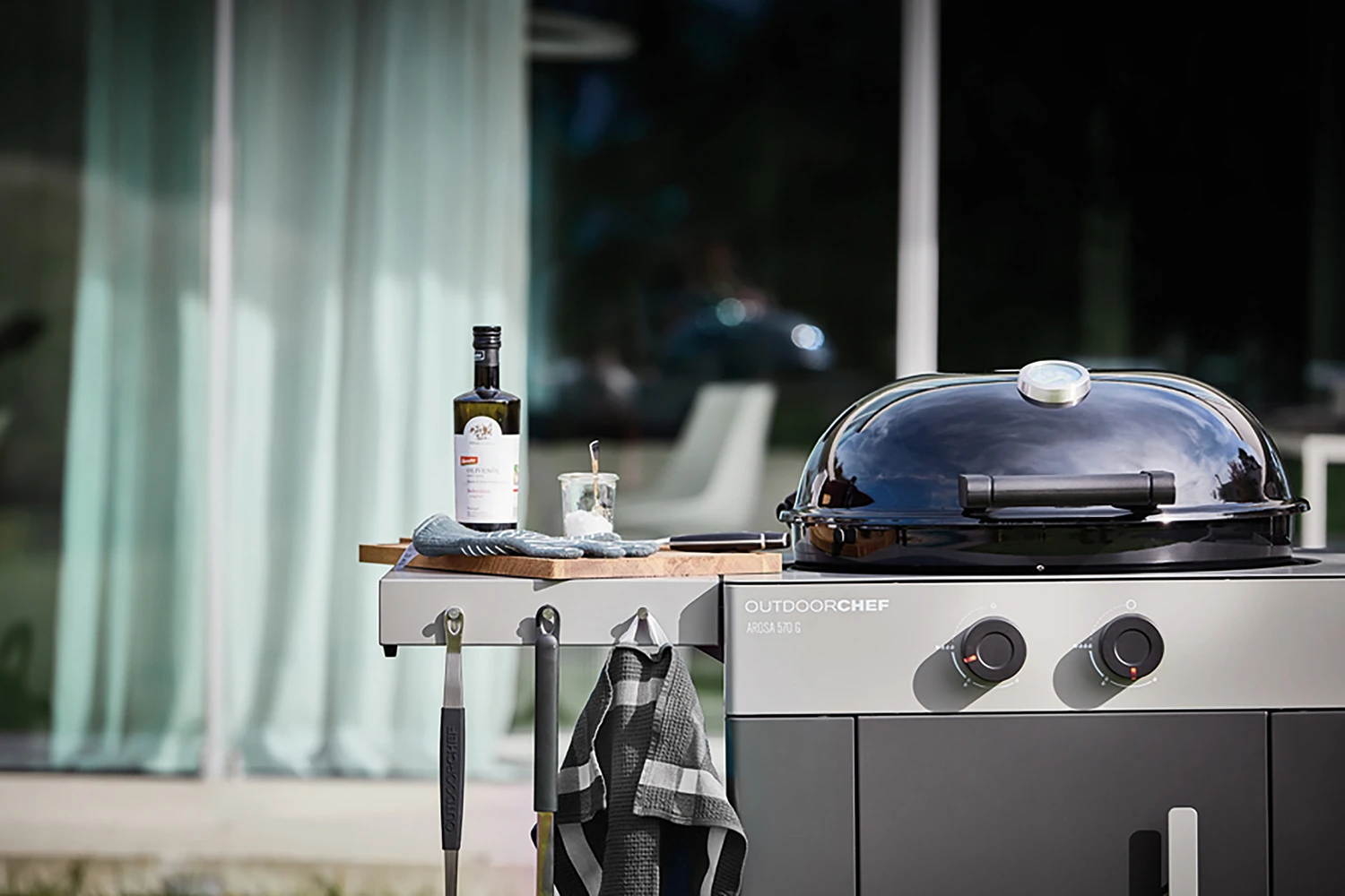 Outdoorchef Gas Kugelgrill Arosa 570 G Evo Grey Steel – Bild 3