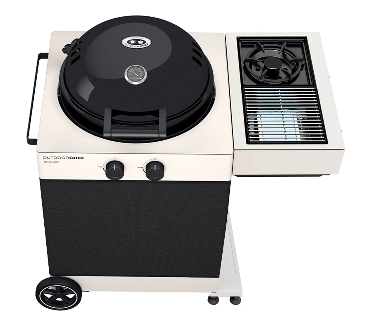 Outdoorchef Gas Kugelgrill Arosa 570 G Tex Inkl. Blazing Zone + Cooking Zone