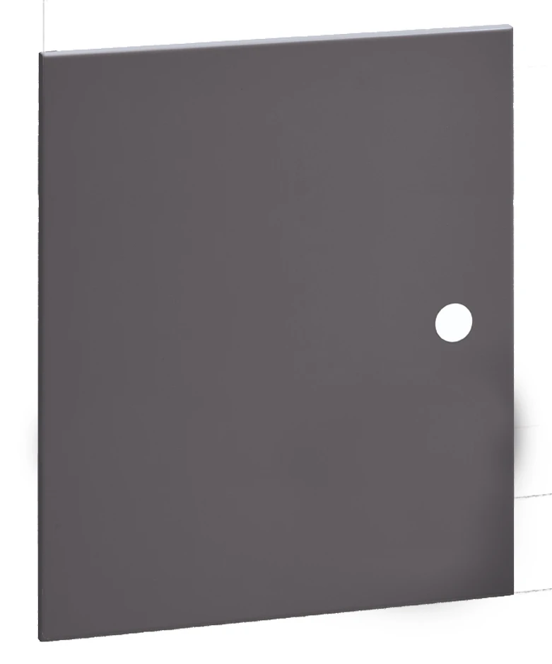 Palazzetti Gartenküche: Metalltür, 60 Cm X 50 Cm, Farbe Anthrazit