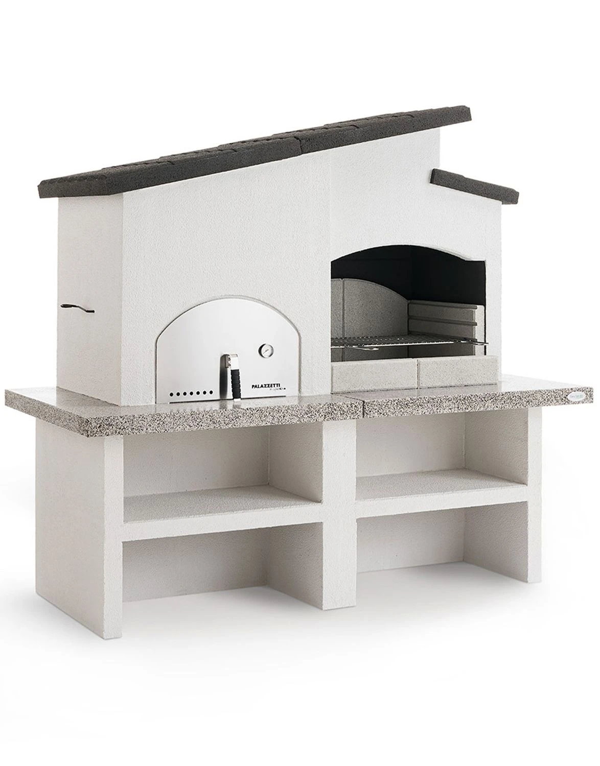 Palazzetti Grillkamin New Zealand 2 Mit Pizzaofen Inkl. Montagematerial