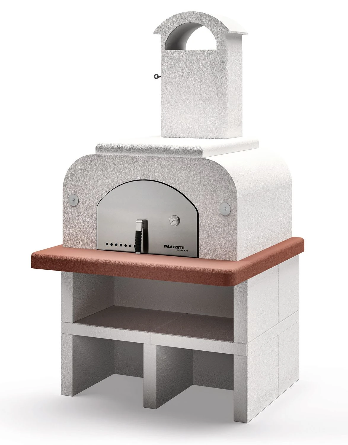 Palazzetti Pizzaofen Easy Medium Mit Beton Untergestell Inkl. Montagematerial