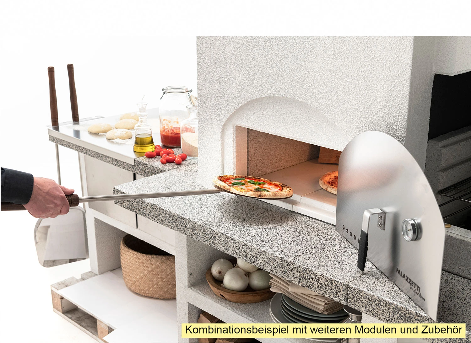 Palazzetti Grillkamin New Zealand 2 Mit Pizzaofen Inkl. Montagematerial – Bild 5