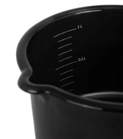 Petromax Emaille Stieltopf / 1000 Ml / Schwarz