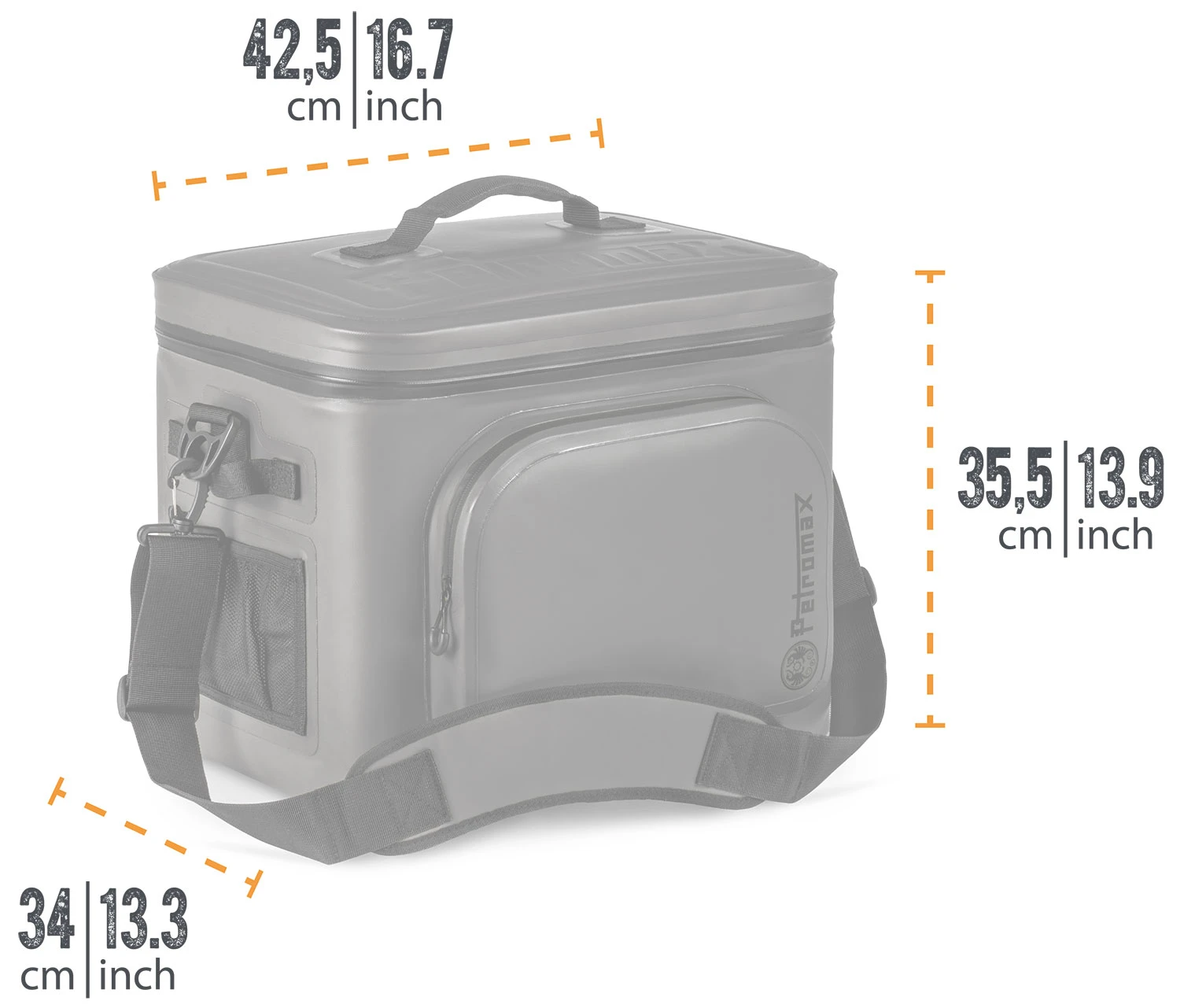Petromax Kühltasche 22 Liter / Dunkelgrau – Bild 3