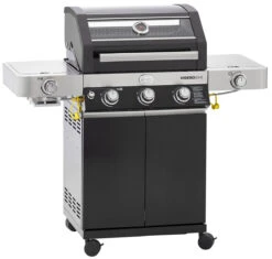 Rösle Gasgrill Videro G3-S VARIO+ Schwarz - Modell 2023 - X-DEAL Inkl. Abdeckhaube, Grillplatte Und Drehspieß