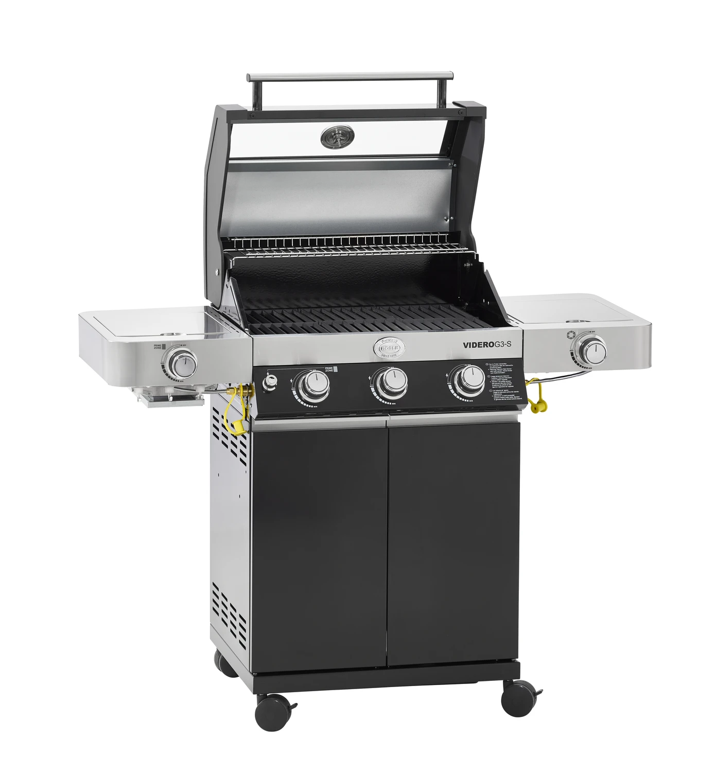 Rösle Gasgrill Videro G3-S VARIO+ Schwarz - Modell 2023 - X-DEAL Inkl. Abdeckhaube, Grillplatte Und Drehspieß – Bild 6