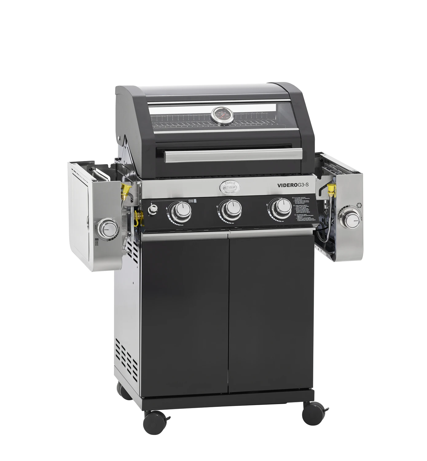Rösle Gasgrill Videro G3-S VARIO+ Schwarz - Modell 2023 - X-DEAL Inkl. Abdeckhaube, Grillplatte Und Drehspieß – Bild 8