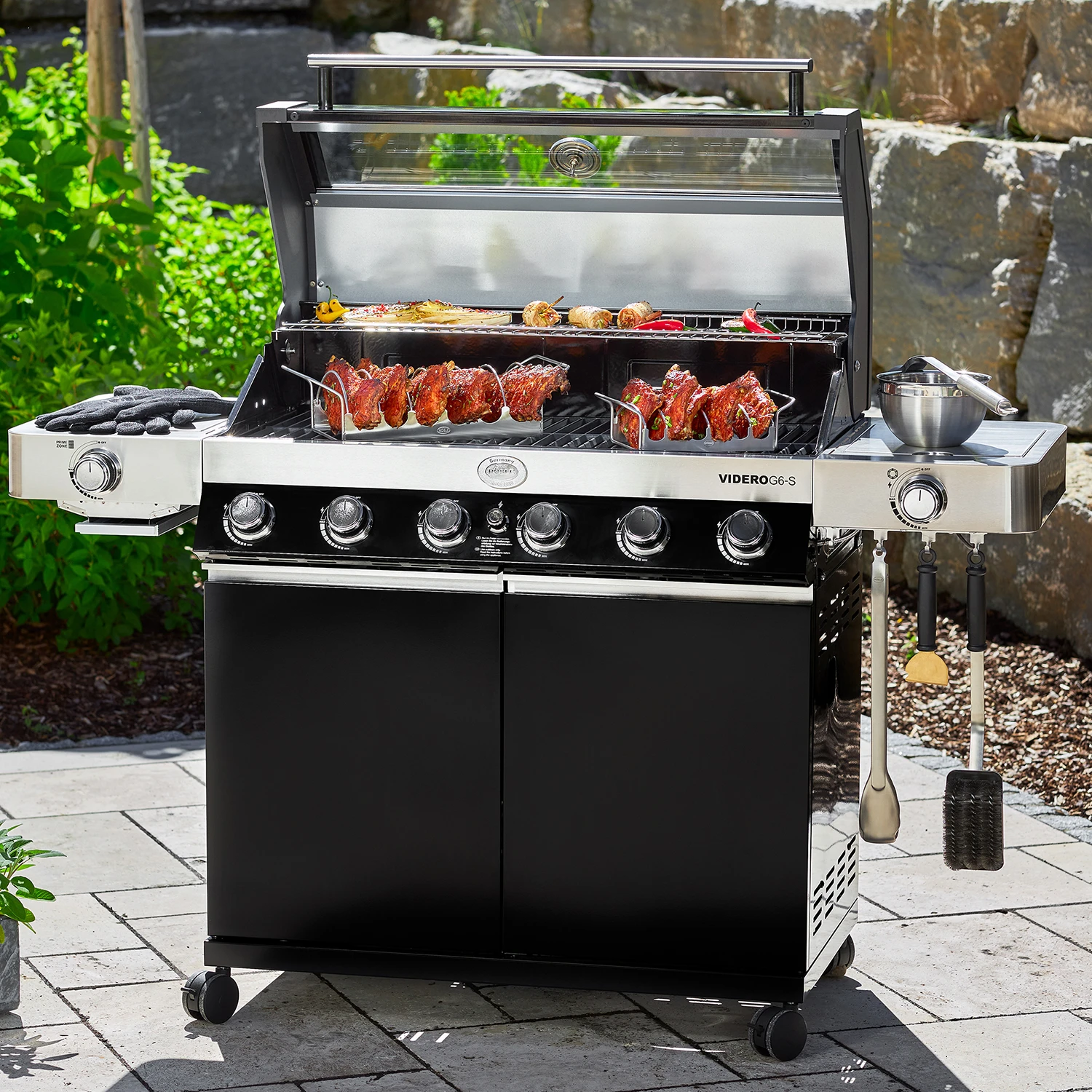 Rösle Gasgrill Videro G6-S VARIO+ - Modell 2023 - X-DEAL Inkl. Abdeckhaube Und Grillplatte – Bild 13