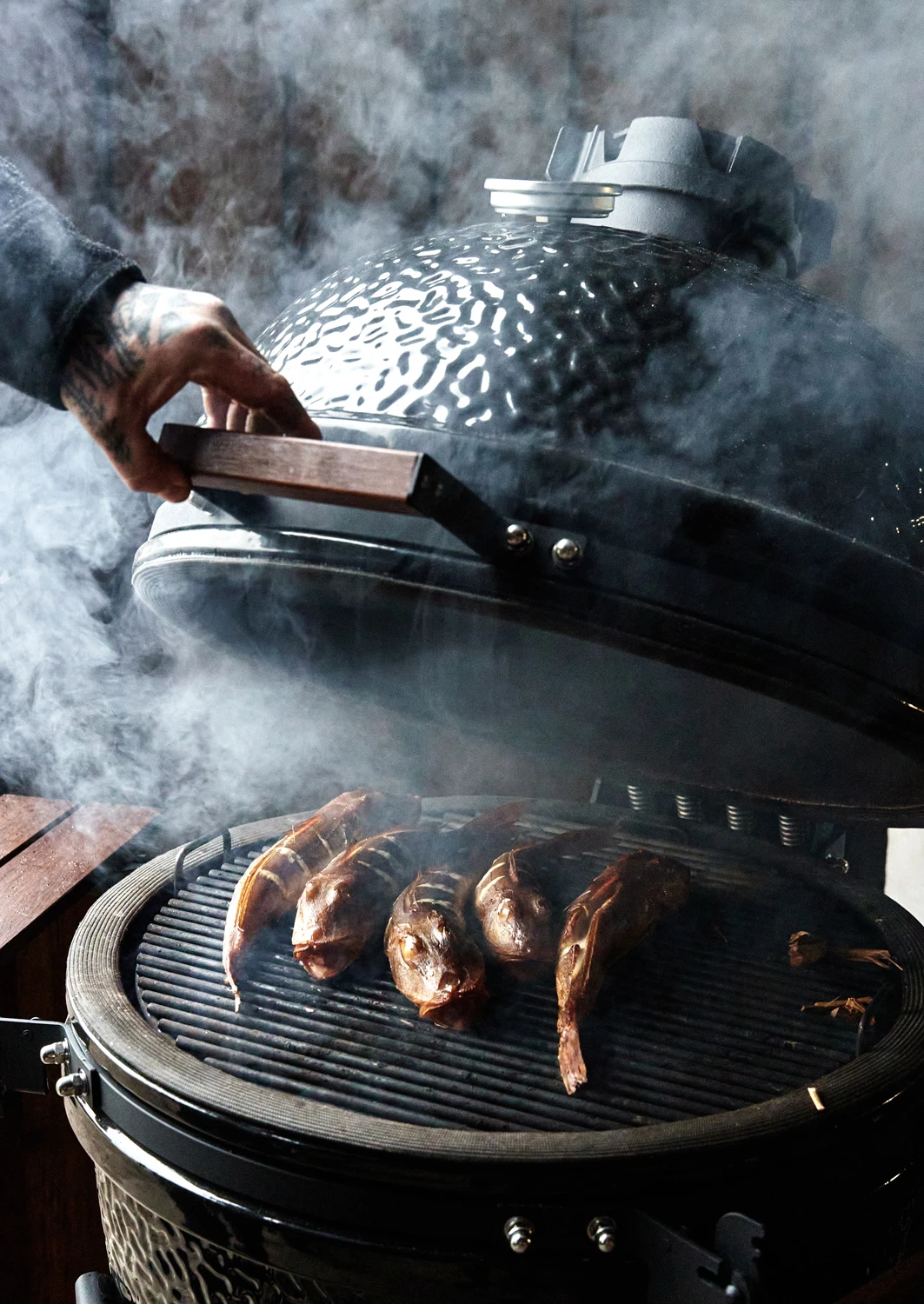 The Bastard Keramikgrill Classic Large - Complete - Schwarz Glänzend - Modell 2023 – Bild 10