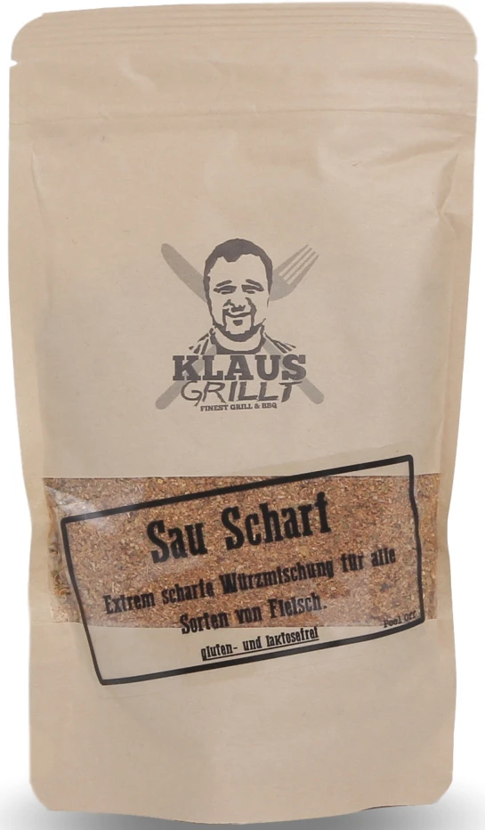 Sau Scharf Gewürzmischung 200 G Beutel By Klaus Grillt