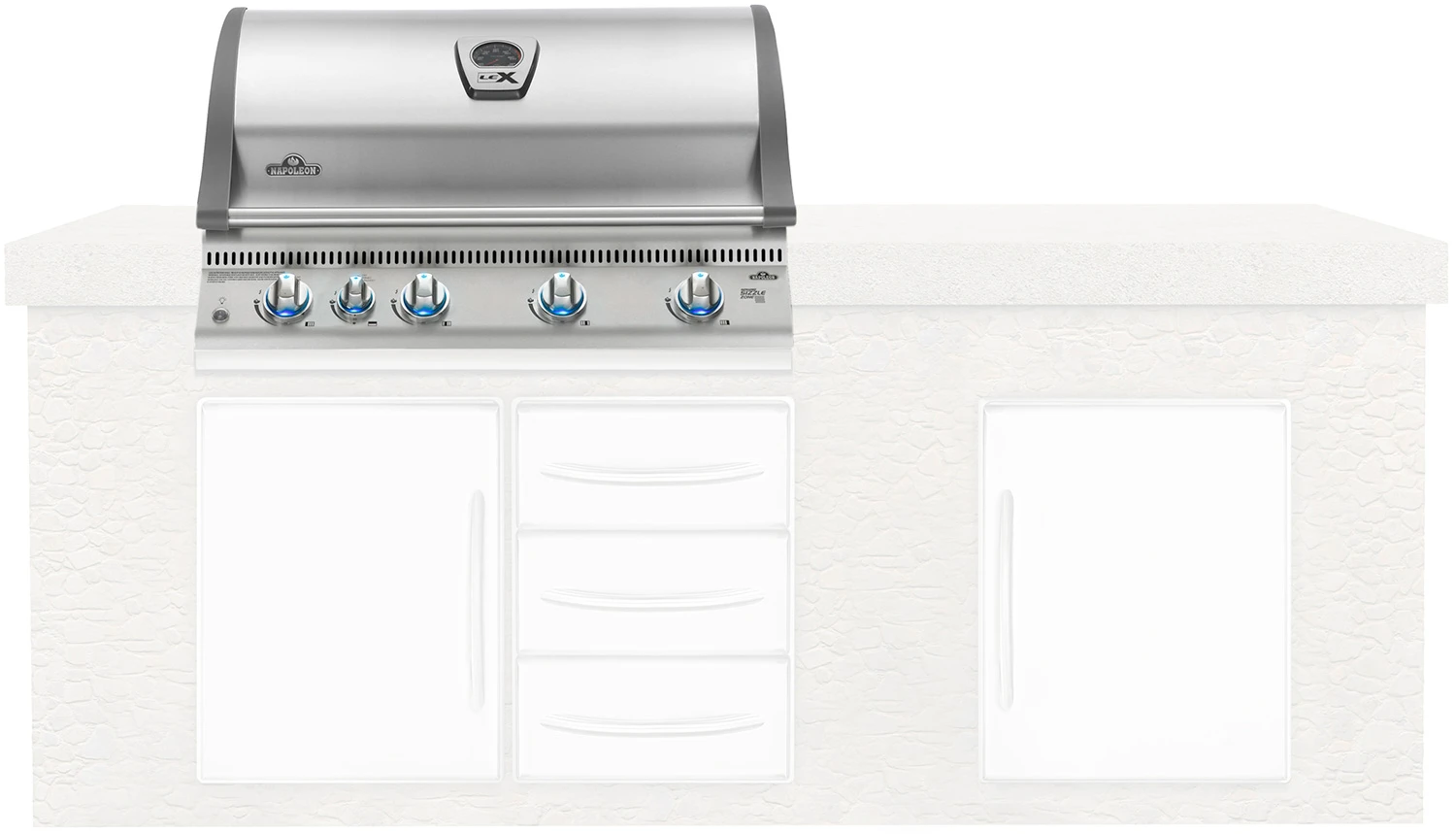 Napoleon LEX 605 Edelstahl Einbaugrill Gas - Modell 2023 – Bild 2