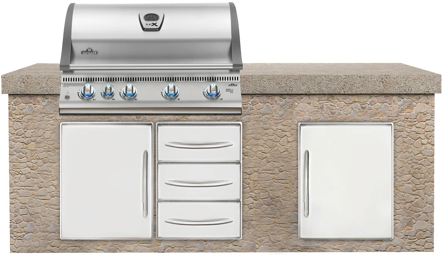 Napoleon LEX 605 Edelstahl Einbaugrill Gas - Modell 2023 – Bild 3