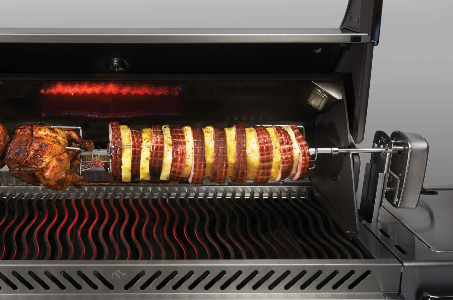 Napoleon Drehspieß / Rotisserie Comm. Quality LEX605, 730, PRO605 Holzkohle – Bild 2