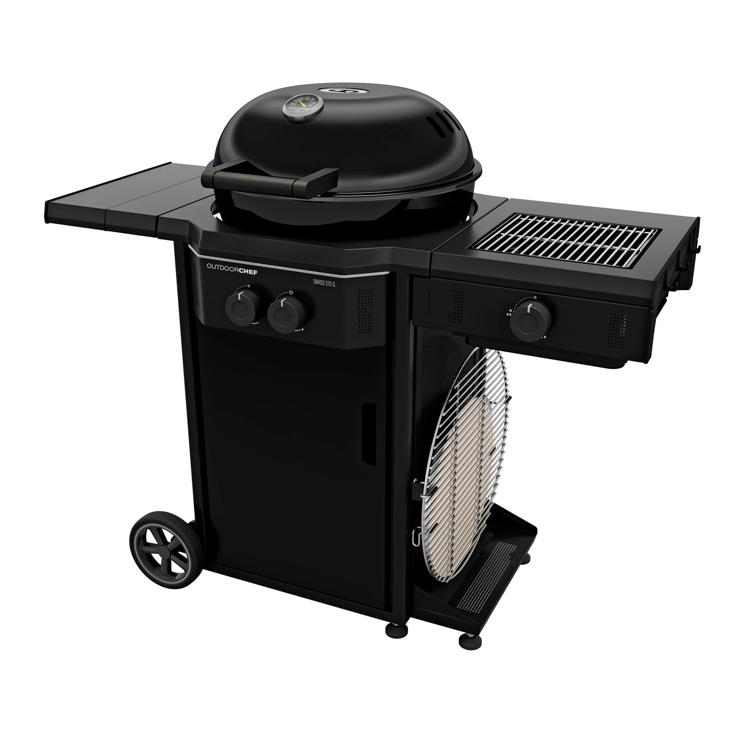 Outdoorchef Gas Kugelgrill Davos 570 G Pro Mit Blazing Zone (Infrarotbrenner) & 11kg Gasflaschen Kit – Bild 7