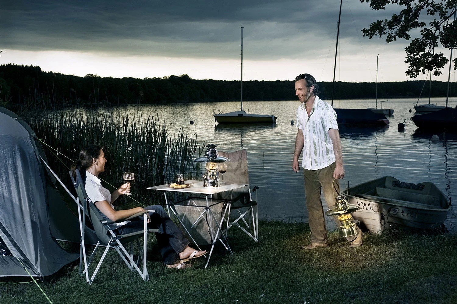 Petromax Petroleumlampe HK500/829 Chrom – Bild 7