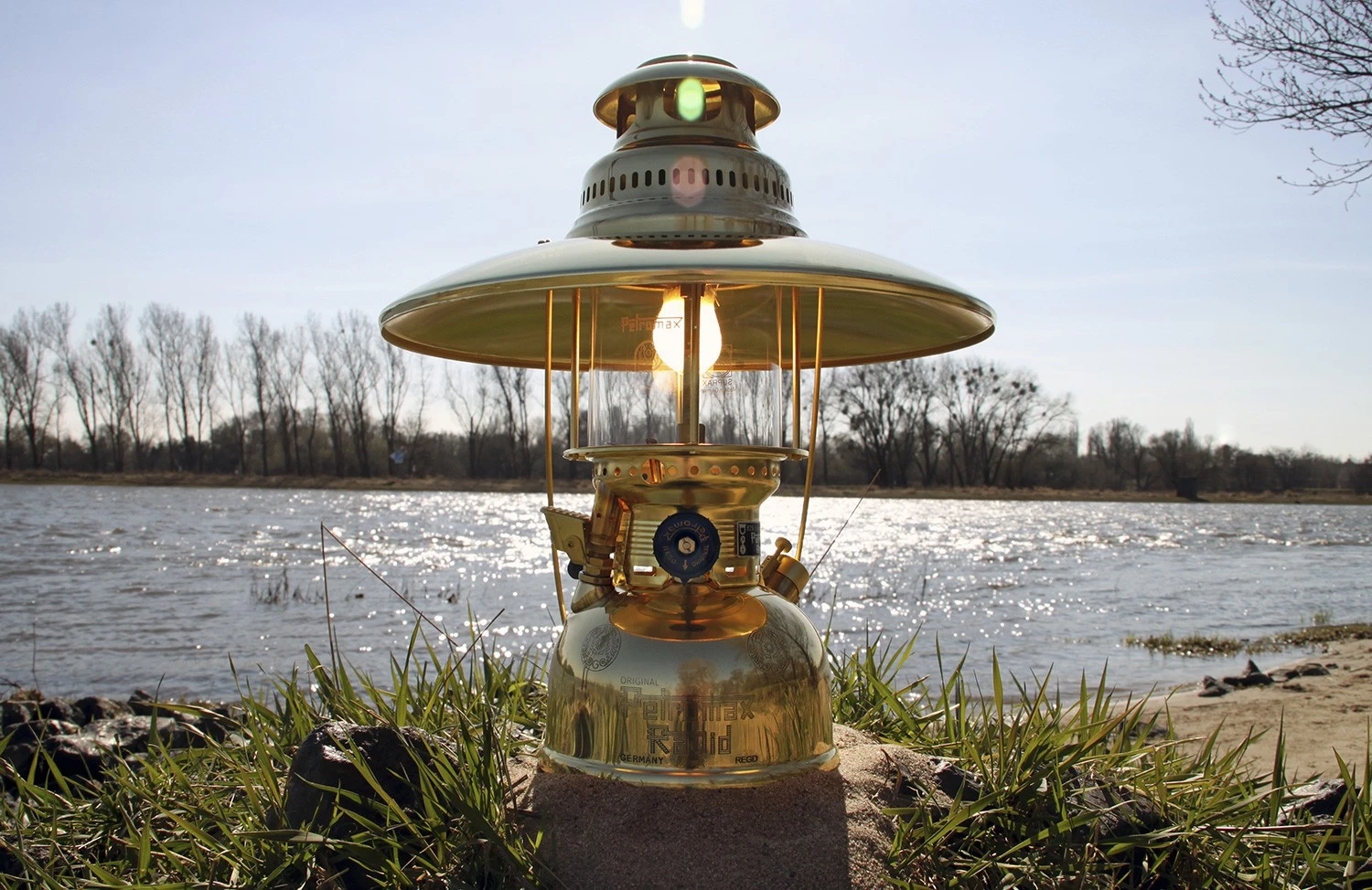 Petromax Petroleumlampe HK500/829 Messing – Bild 16